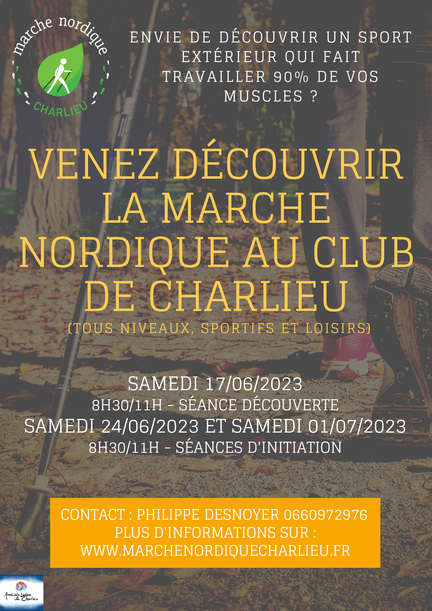 marche nordique charlieu roanne mably sport juin juillet 2023